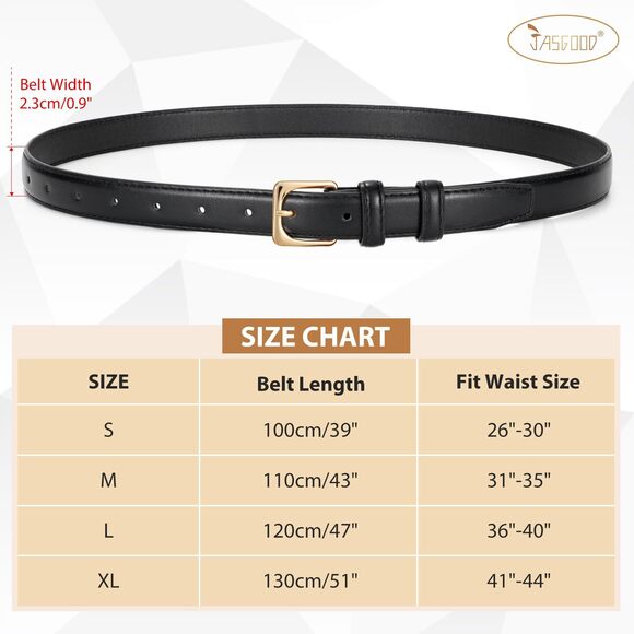 Women Leather Belt For Pants Jeans Casual Fashion Ladies Skinny Leather Waist💙 - Picture 6 of 7